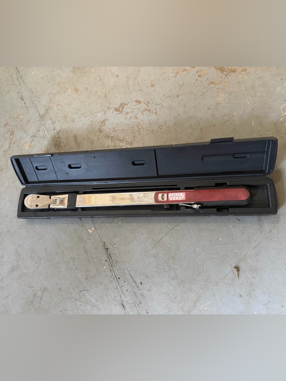 Adjustable Torque Wrench with Protective Case - Red